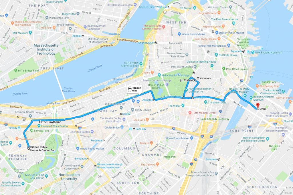 Bar Hop Boston | Bartender Atlas