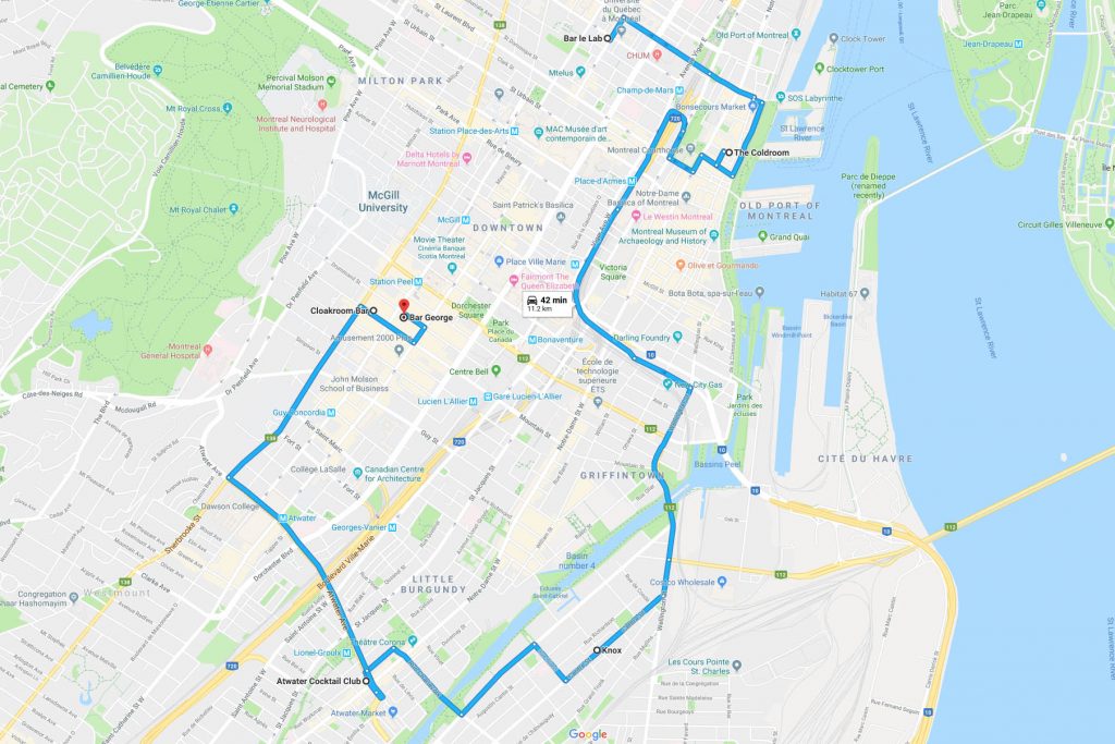 Bar Hop Montreal | Bartender Atlas